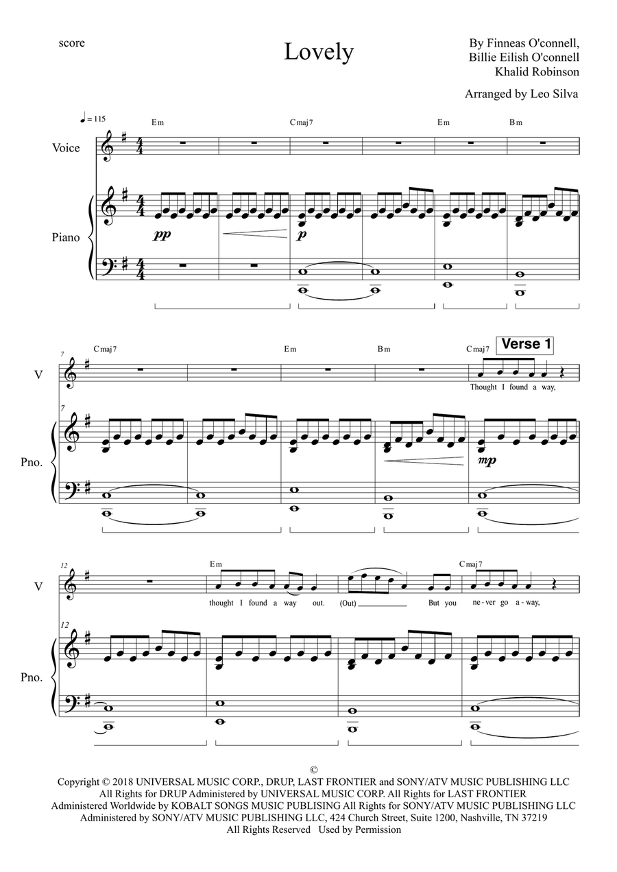 Lovely Piano scores gallery preview page 2