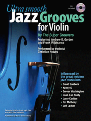 Book cover for Ultra Smooth Jazz Grooves for Violin
