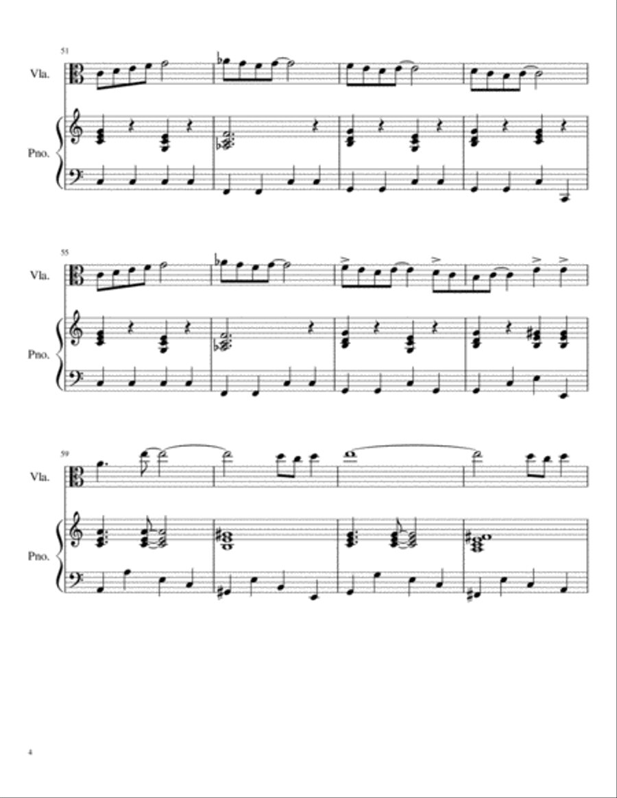 Blue Skies Viola scores gallery preview page 4