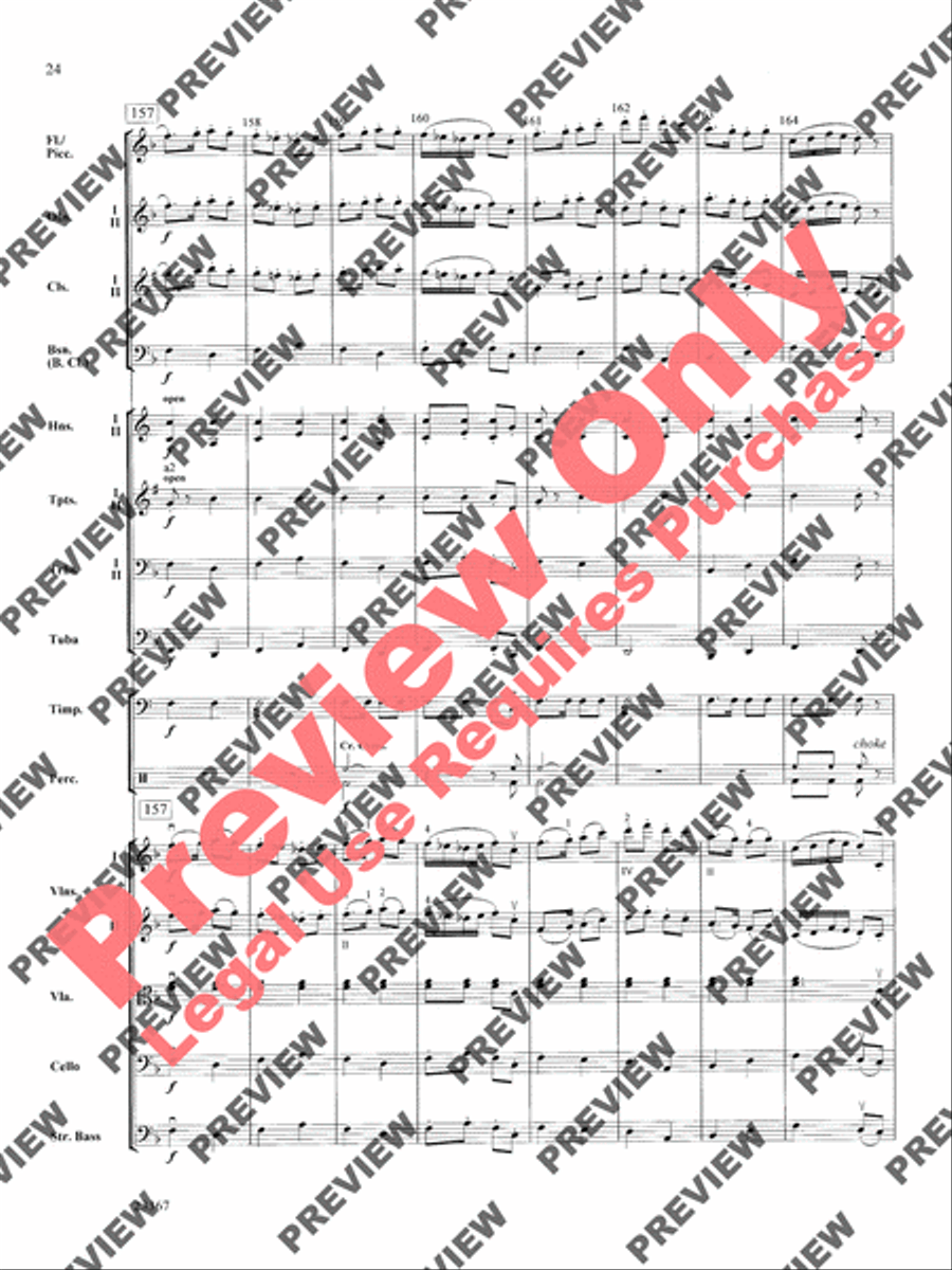 Overture to the Wasps Full Orchestra scores gallery preview page 24
