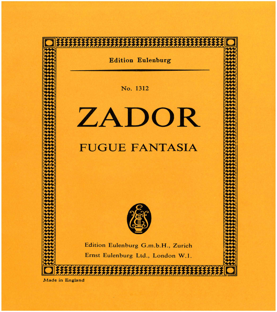 Fugue Fantasia Fugue Fantasia Orchestra scores gallery preview page 1