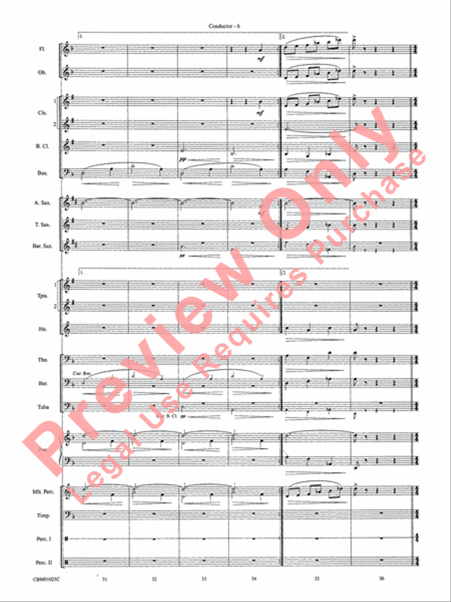 Hedwig's Theme - Cb Hedwig's Theme - Cb Concert Band scores gallery preview page 9