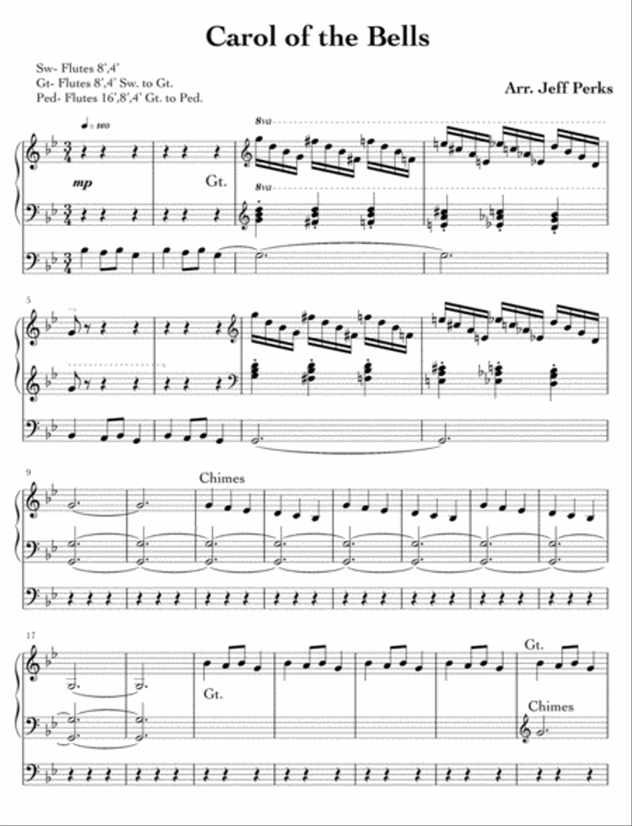 Christmas collection for Organ Organ Solo scores gallery preview page 1