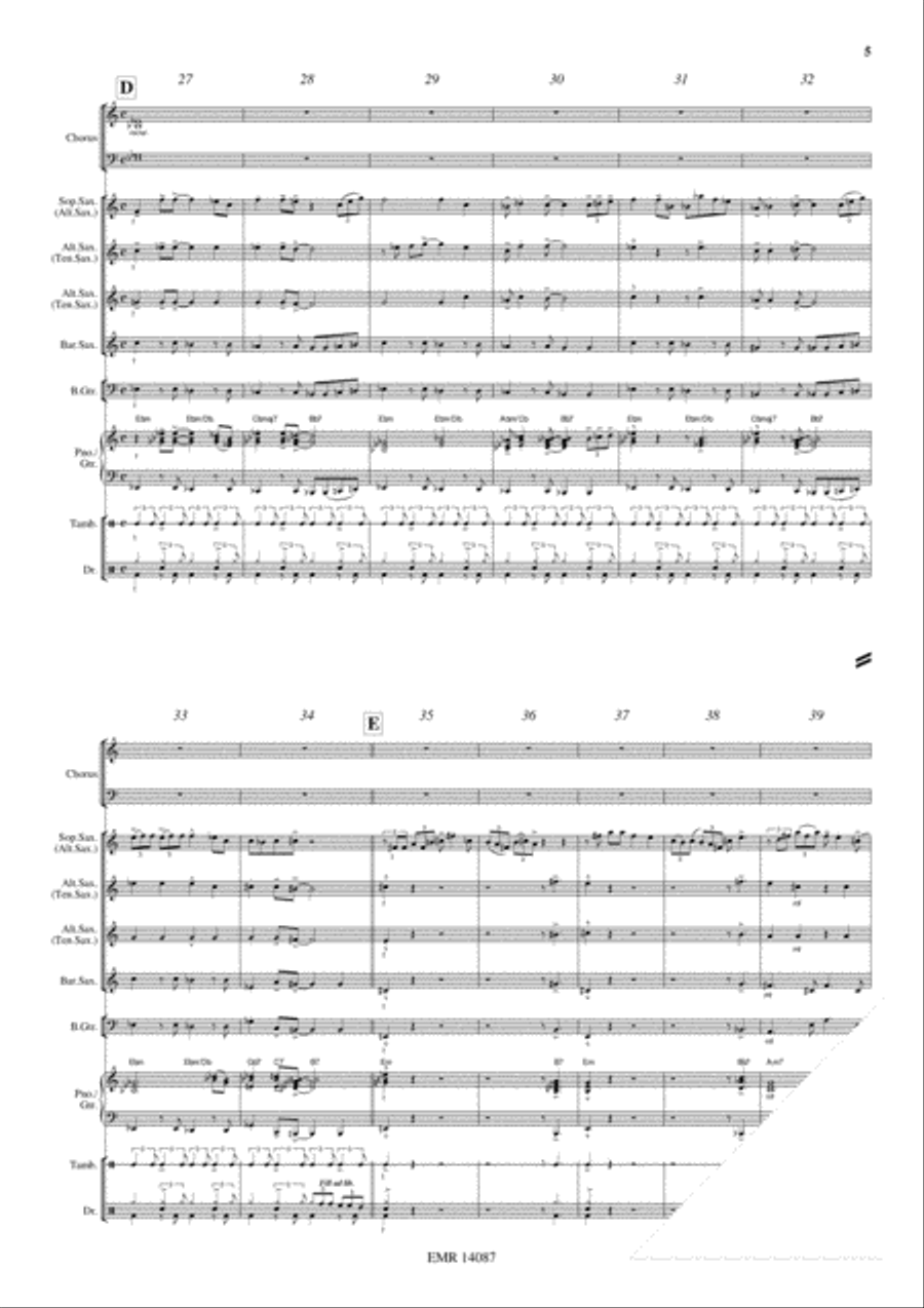 Ox And Donkey Blues Ox And Donkey Blues Saxophone Quartet scores gallery preview page 6
