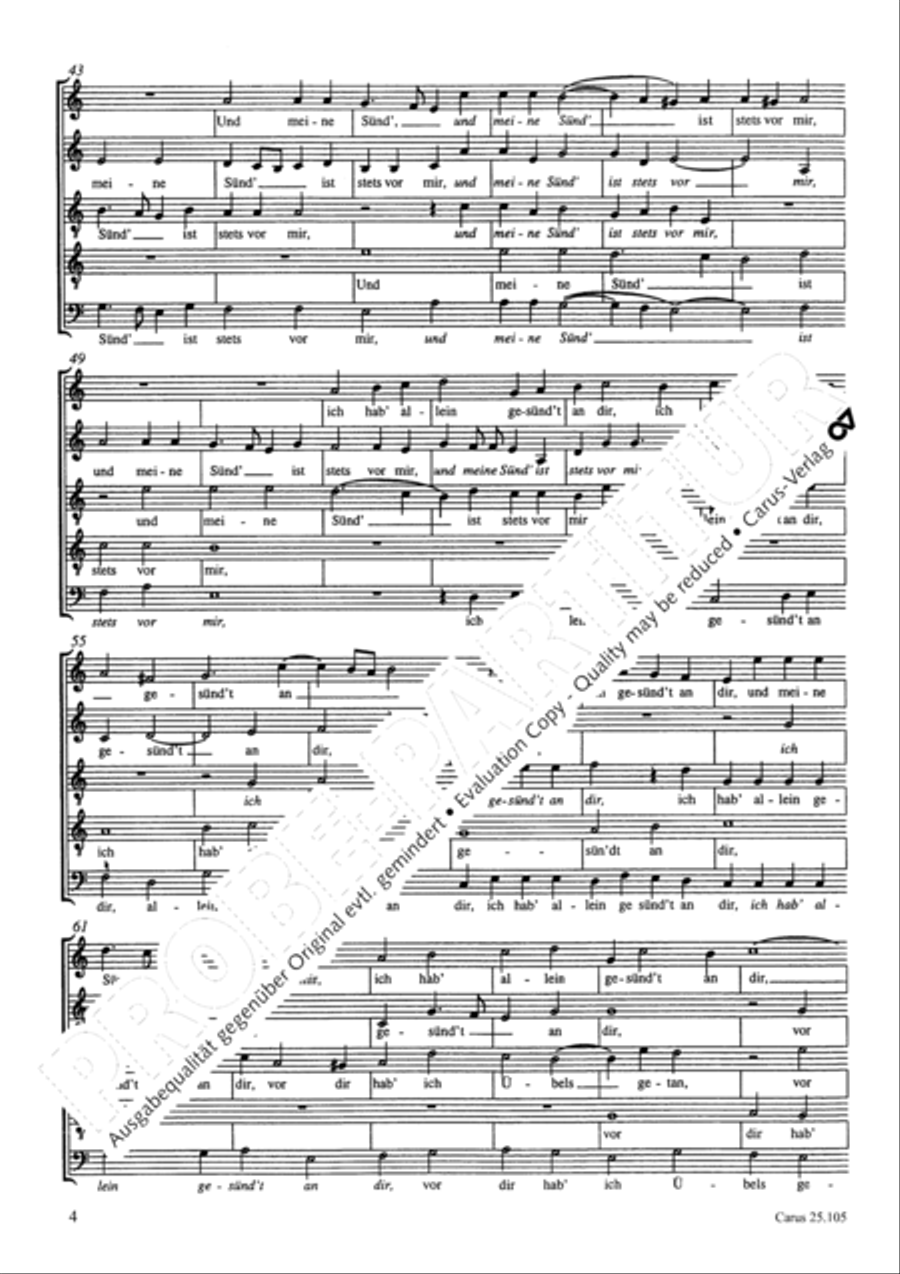 Psalm 51 SATTB scores gallery preview page 5