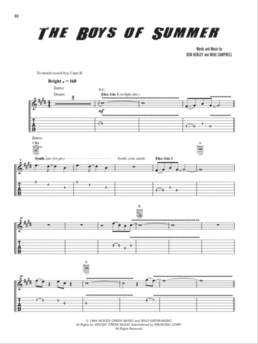 Guitar World -- Expressway to Classic Rock Guitar scores gallery preview page 5