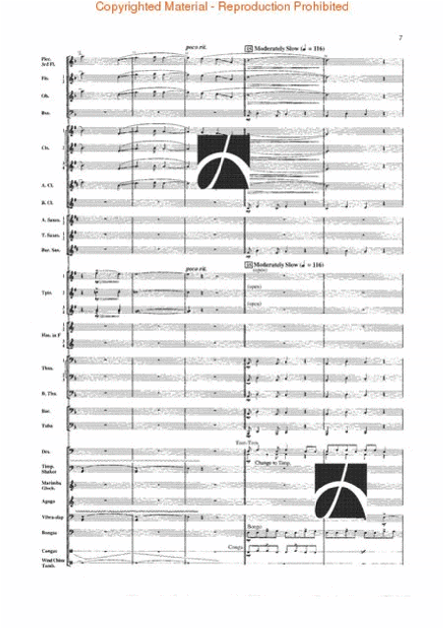 Jungle Fantasy Jungle Fantasy Concert Band scores gallery preview page 4