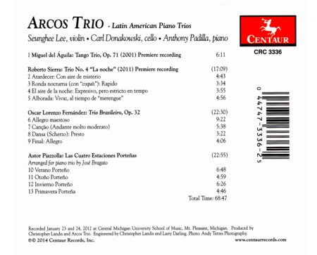 Latin American Piano Trios