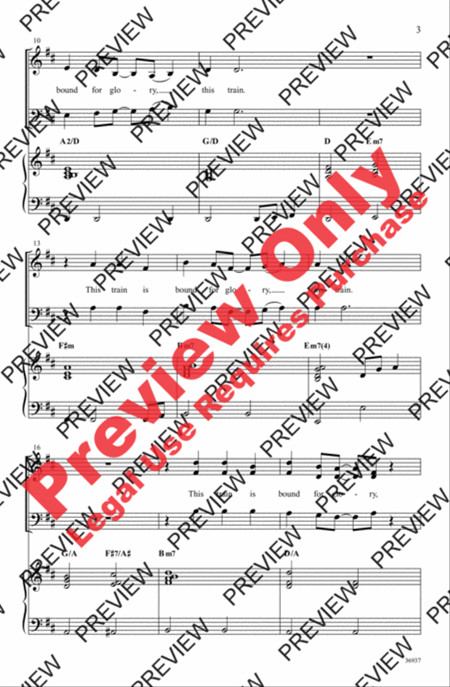 People Get Ready 3-Part scores gallery preview page 3