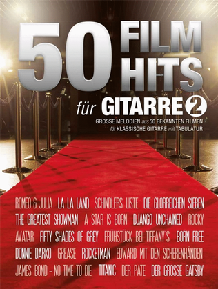 Book cover for 50 Filmhits für Gitarre 2