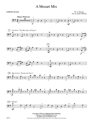 A Mozart Mix: String Bass