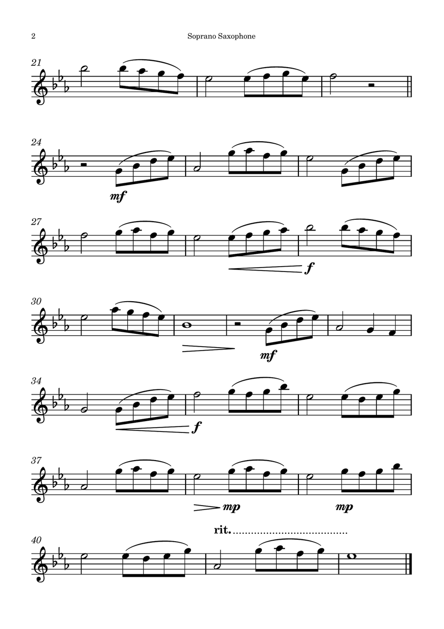 Beauty And The Beast Saxophone Quartet scores gallery preview page 6