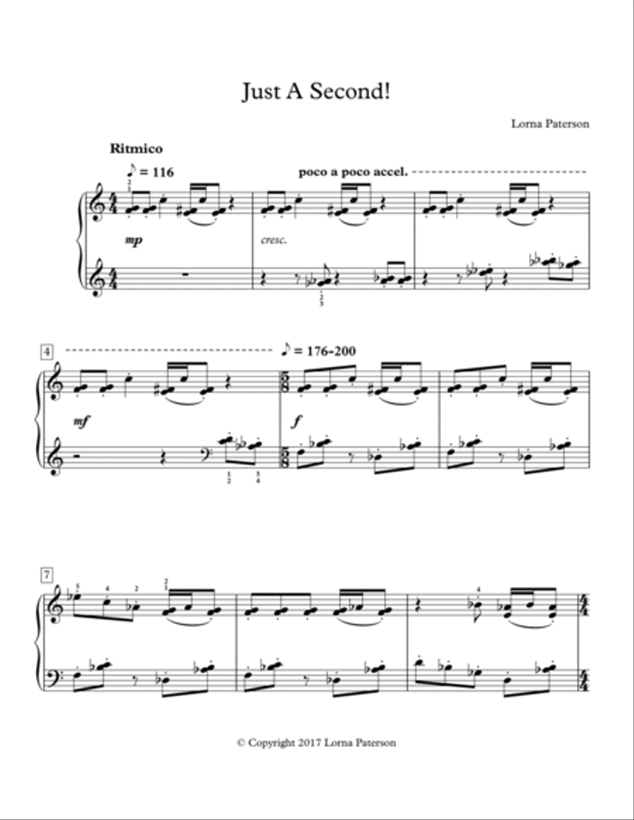 Just a Second! Piano Method scores gallery preview page 2
