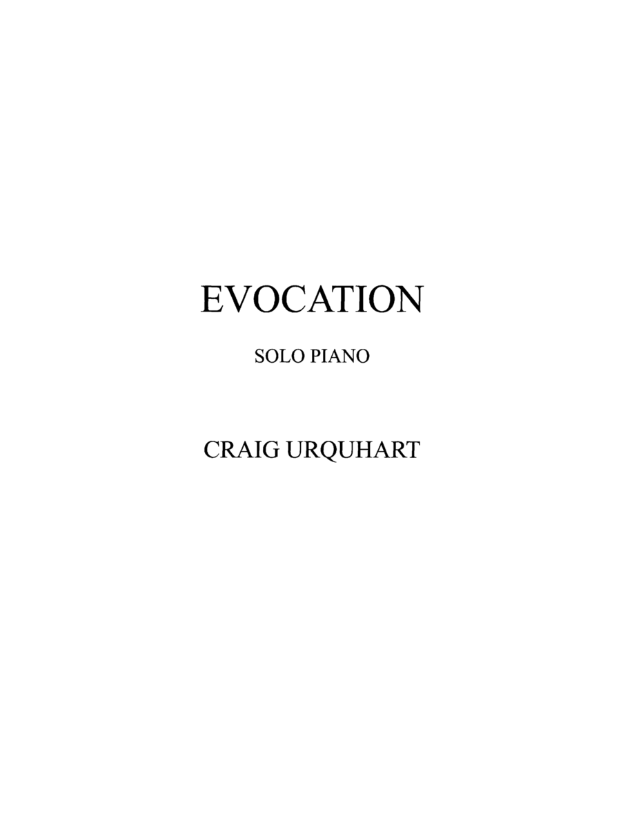 Craig Urquhart - EVOCATION (Complete Album)