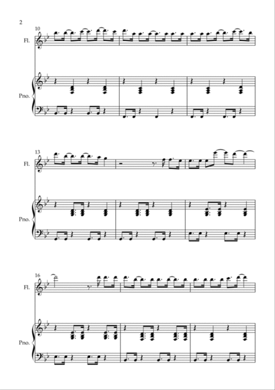 I'm Yours I'm Yours Flute Solo scores gallery preview page 2