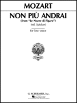 Book cover for Non piu andrai (from Le Nozze di Figaro)