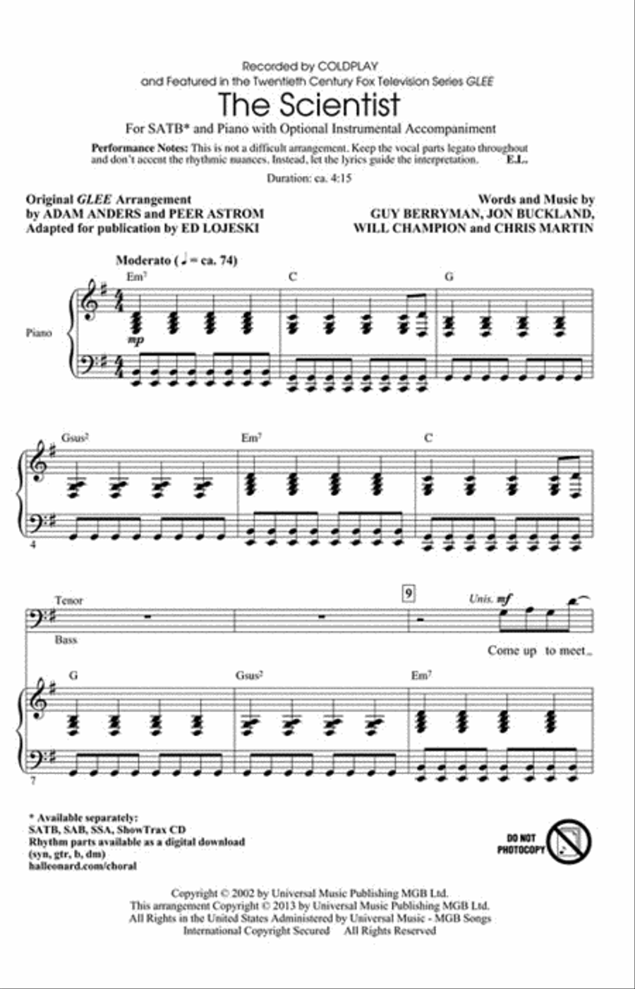 The Scientist 4-Part scores gallery preview page 2