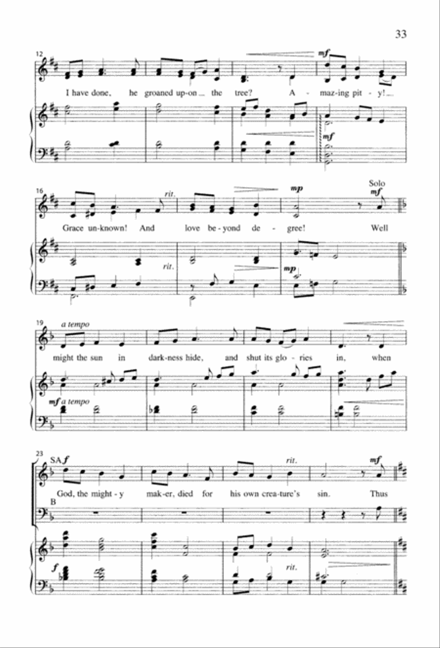 Christ the Crucified Christ the Crucified 3-Part scores gallery preview page 35