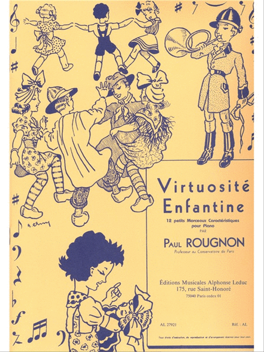 Rougnon Paul Virtuosite Enfant Piano Book Piano Solo scores gallery preview page 1