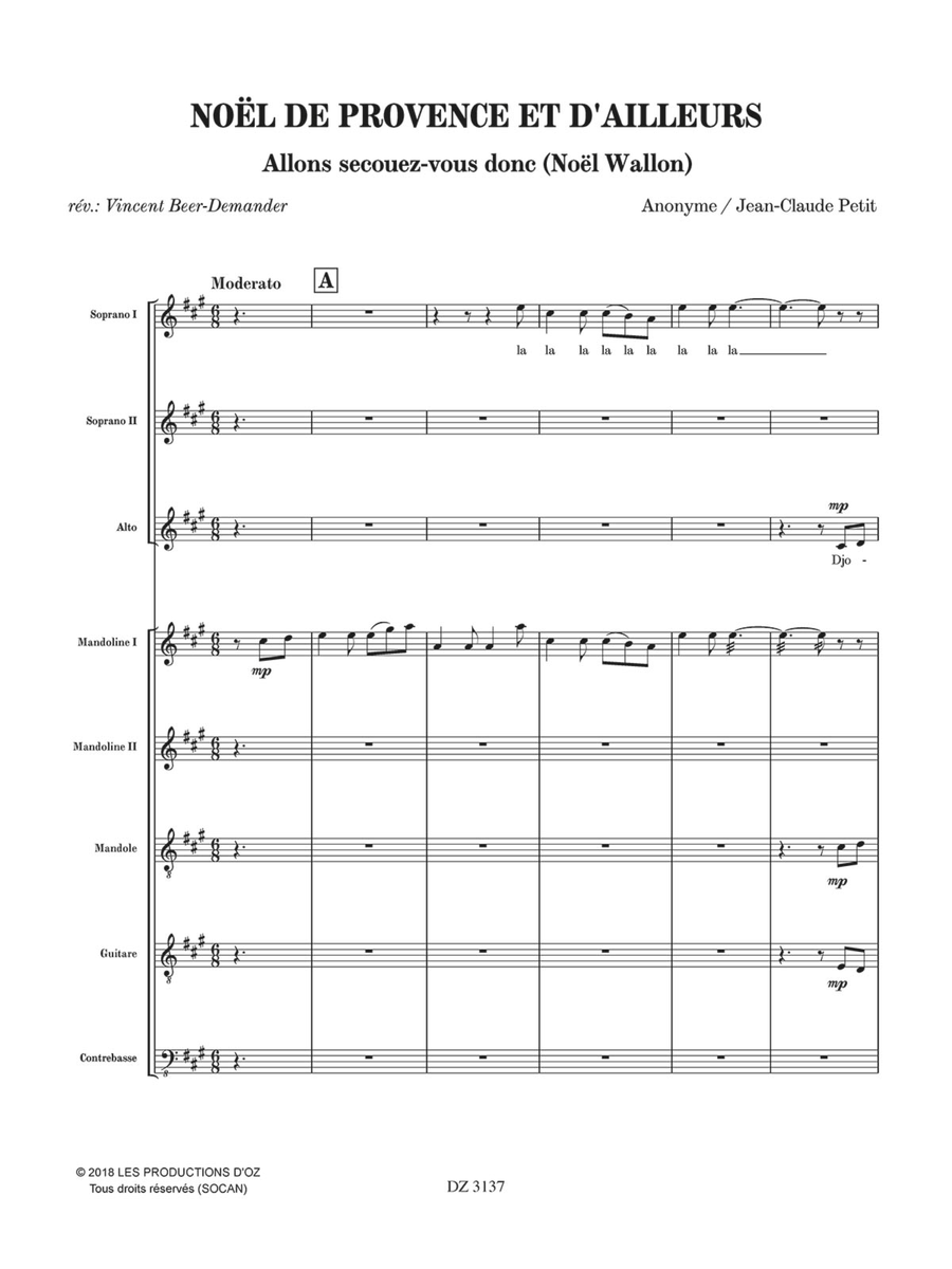 Allons Secouez-vous donc (Noël de Provence et d'ailleurs) Orchestra scores gallery preview page 2