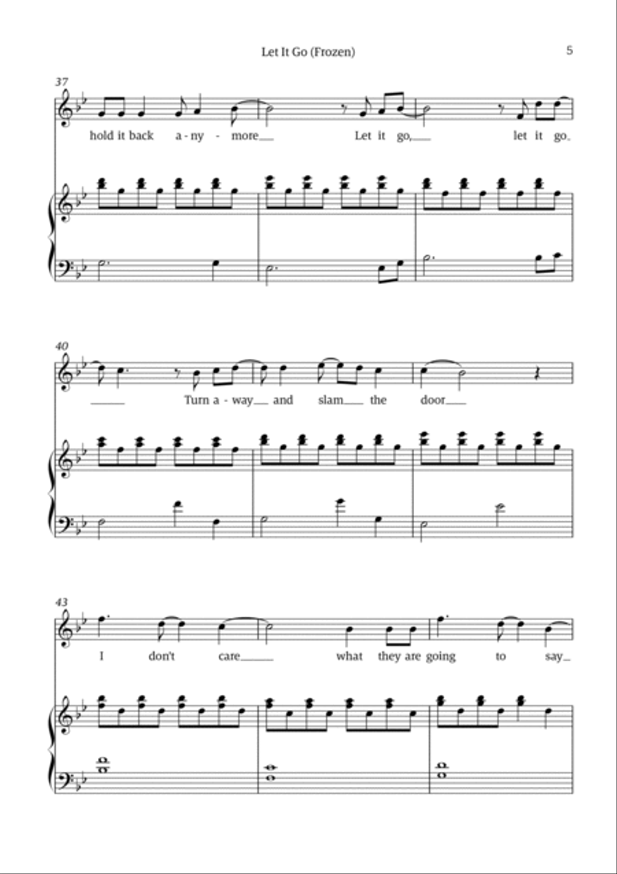 Let It Go Chamber Music scores gallery preview page 5