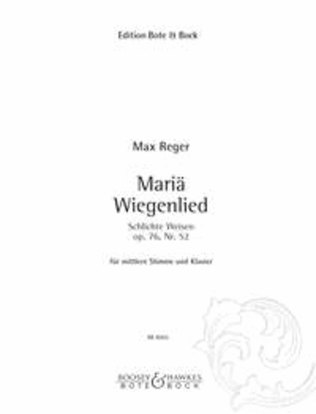 Maria Wiegenlied op. 76 Nr. 52