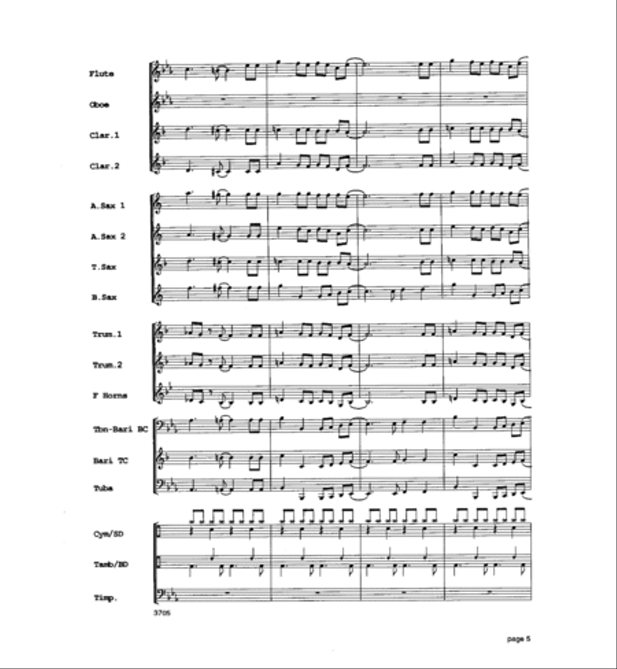 Joy To the World Joy To the World Concert Band scores gallery preview page 6