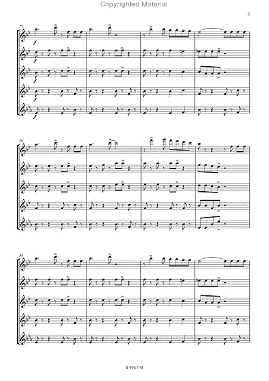 La Cucaracha Flute scores gallery preview page 4