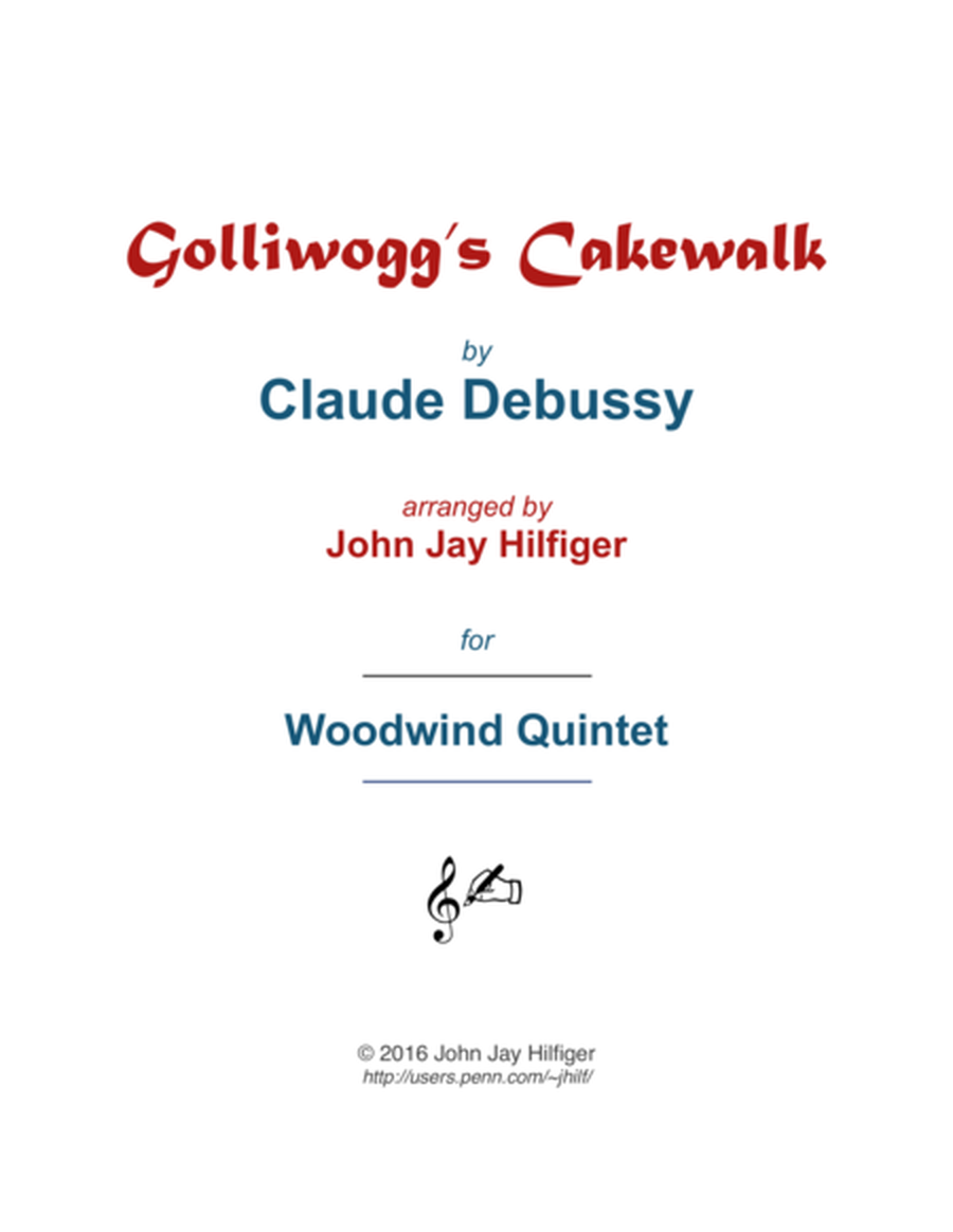 Golliwogg's Cakewalk for Woodwind Quintet image number null