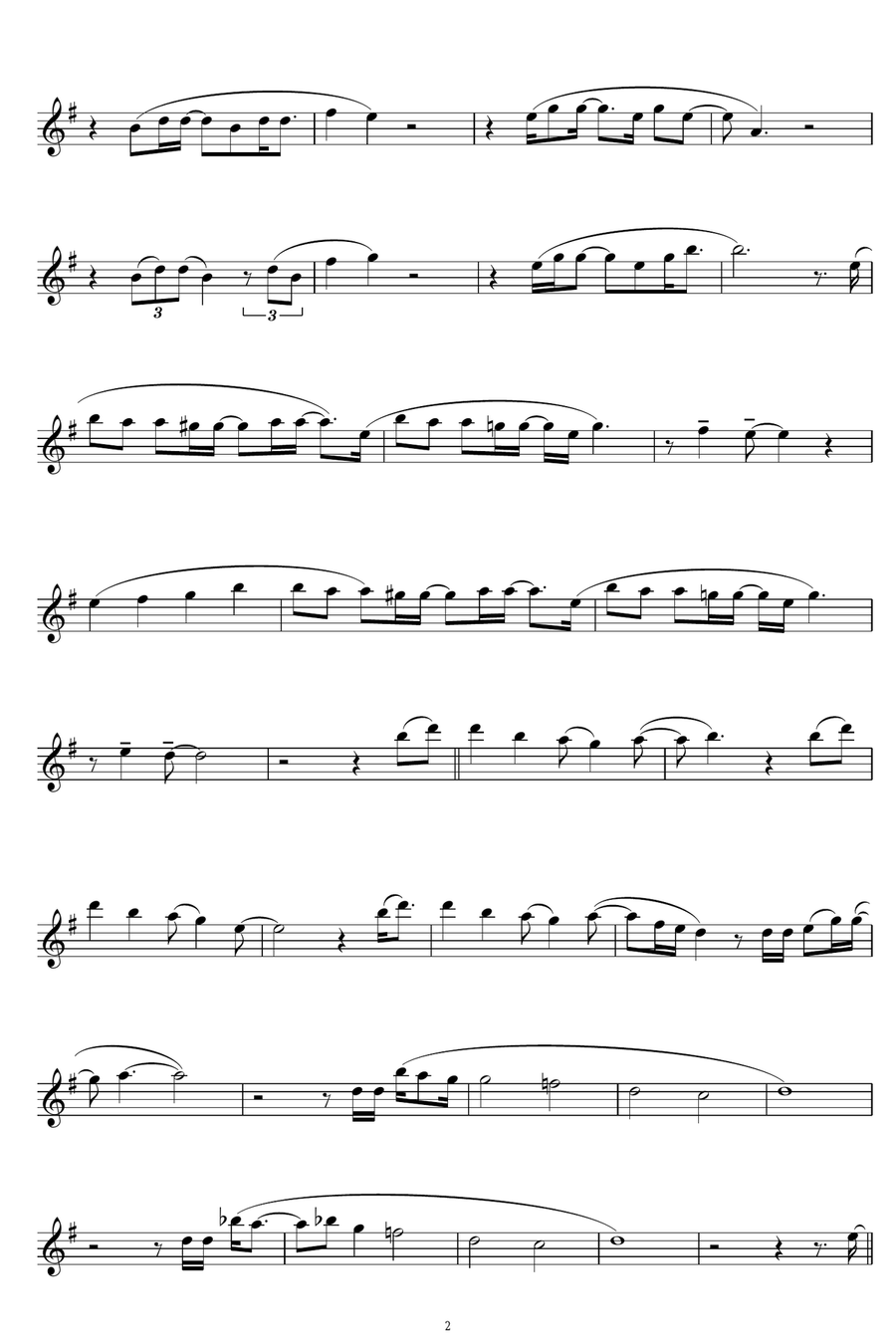 Eternity Alto Saxophone scores gallery preview page 2