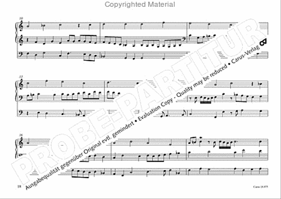 Freiburger Orgelbuch: Stammteil Organ Solo scores gallery preview page 19