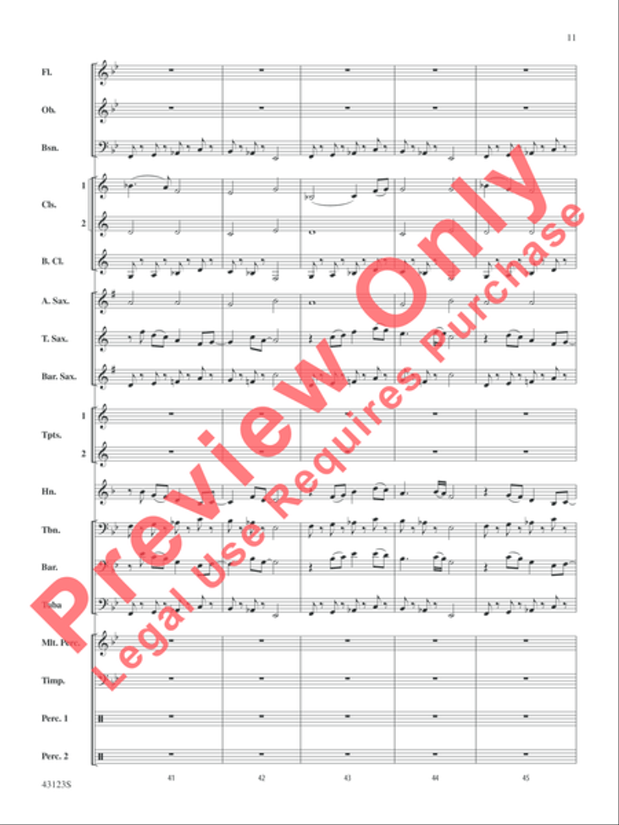 Minecraft Minecraft Concert Band scores gallery preview page 11
