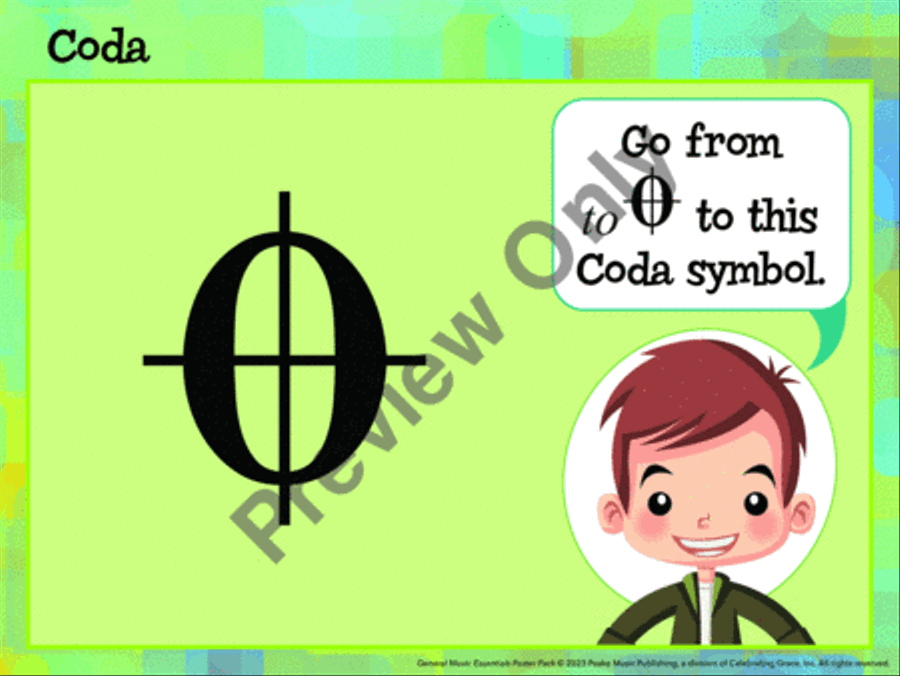 General Music Essentials Poster Pack Posters & Prints scores gallery preview page 14