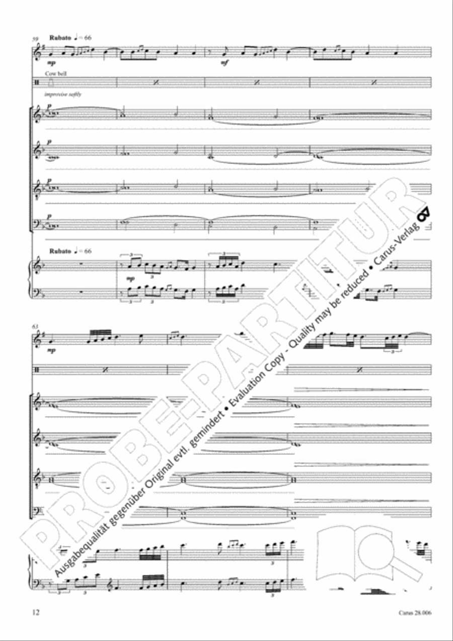 Pastoral Mass 4-Part scores gallery preview page 13