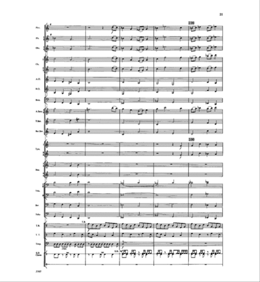 Canzonetta Concert Band scores gallery preview page 20