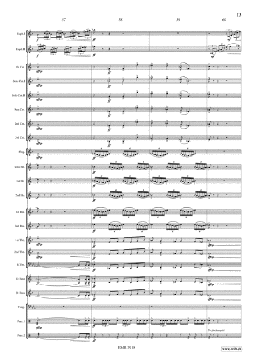 Celtic Folk Brass Band scores gallery preview page 13