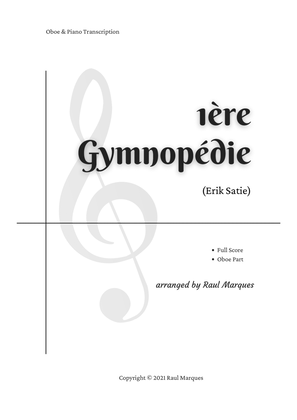 Book cover for Erik Satie - 1ère Gymnopédie (for Oboe & Piano)