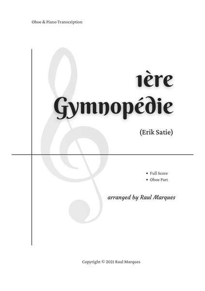Erik Satie - 1ère Gymnopédie (for Oboe & Piano) image number null
