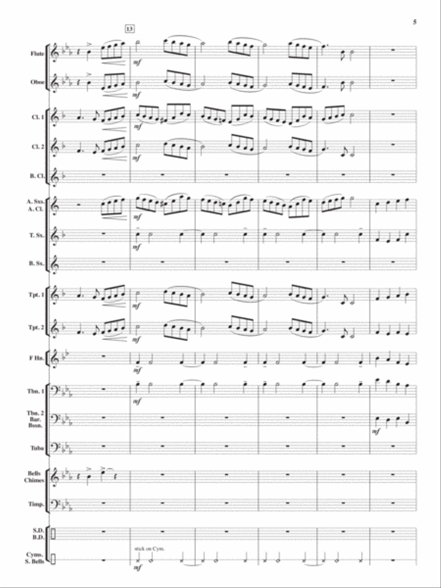 An Angelic Christmas An Angelic Christmas Concert Band scores gallery preview page 4