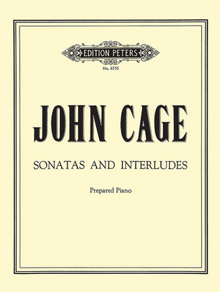 Book cover for Sonatas and Interludes for Prepared Piano