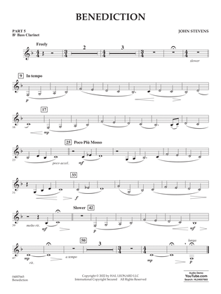 Benediction - Pt.5 - Bb Bass Clarinet