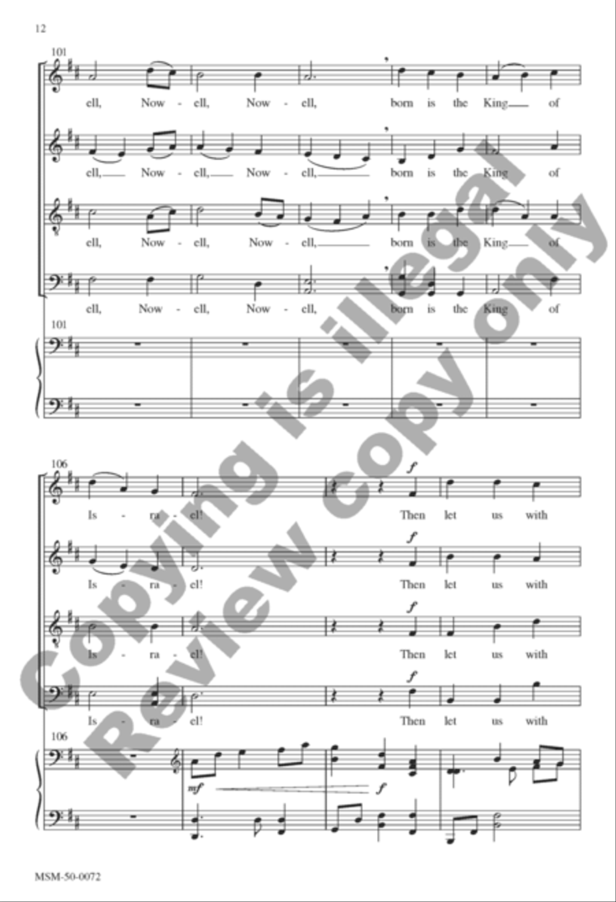 The First Nowell The First Nowell Divisi scores gallery preview page 12