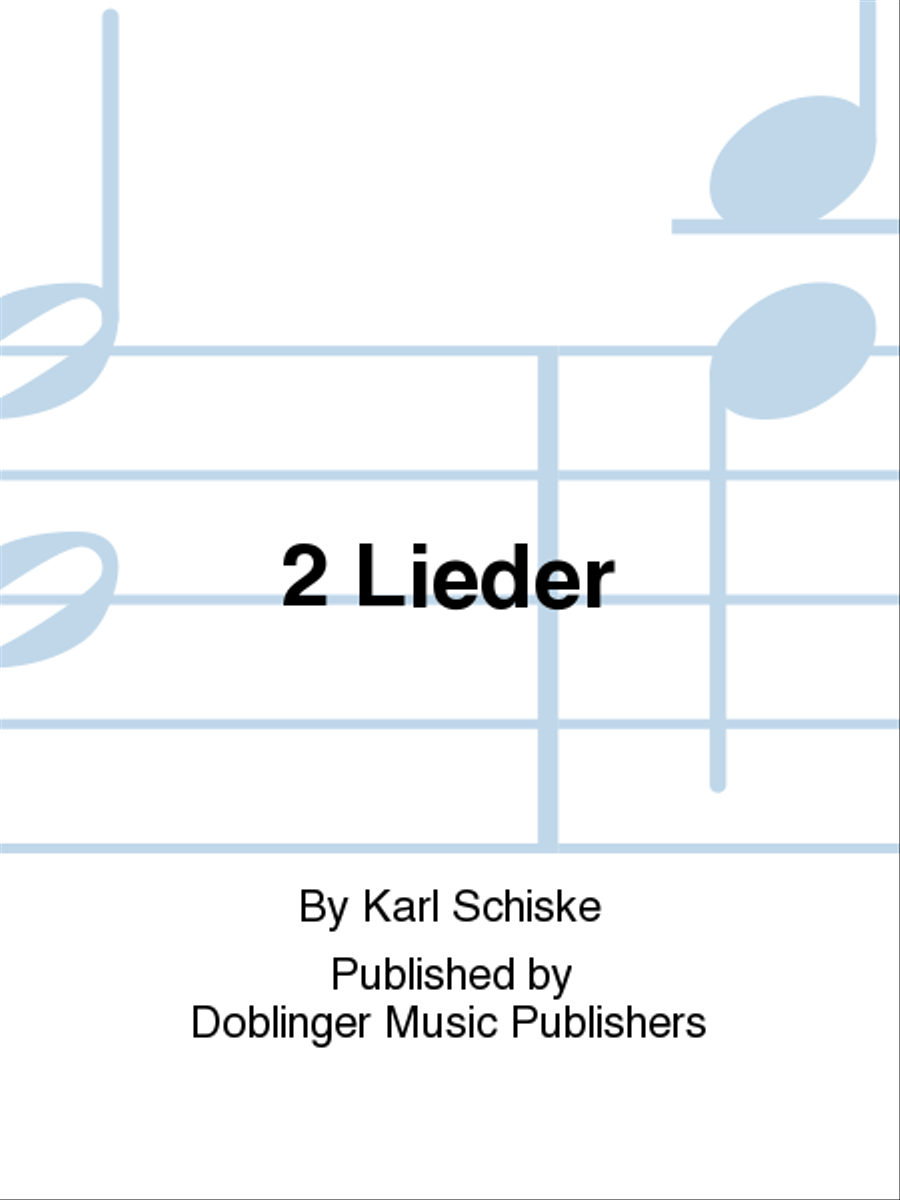 2 Lieder 2 Lieder Voice scores gallery preview page 1