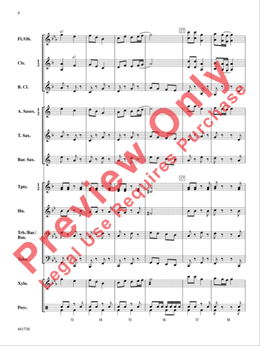 Cape Breton March Cape Breton March Concert Band scores gallery preview page 5