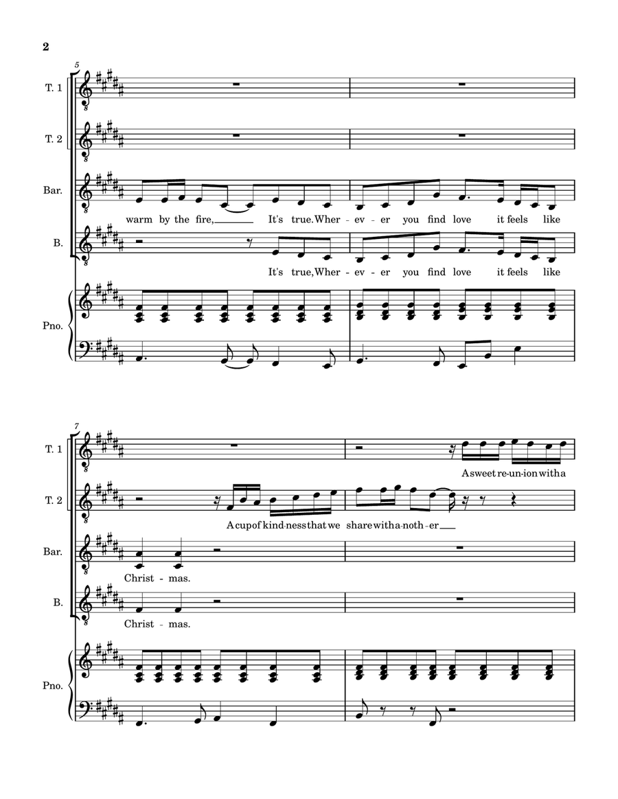 It Feels Like Christmas It Feels Like Christmas TTBB scores gallery preview page 2