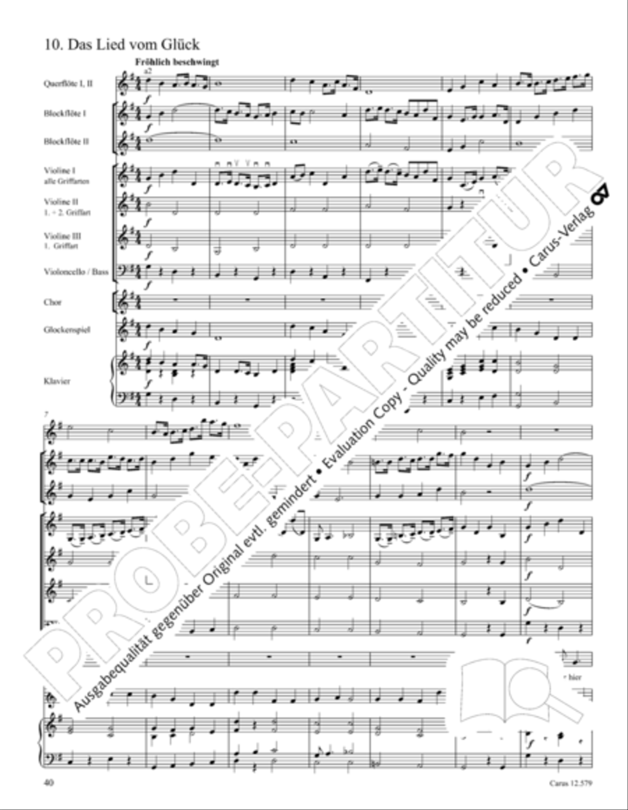 Der Garten des Riesen Children's Choir scores gallery preview page 45