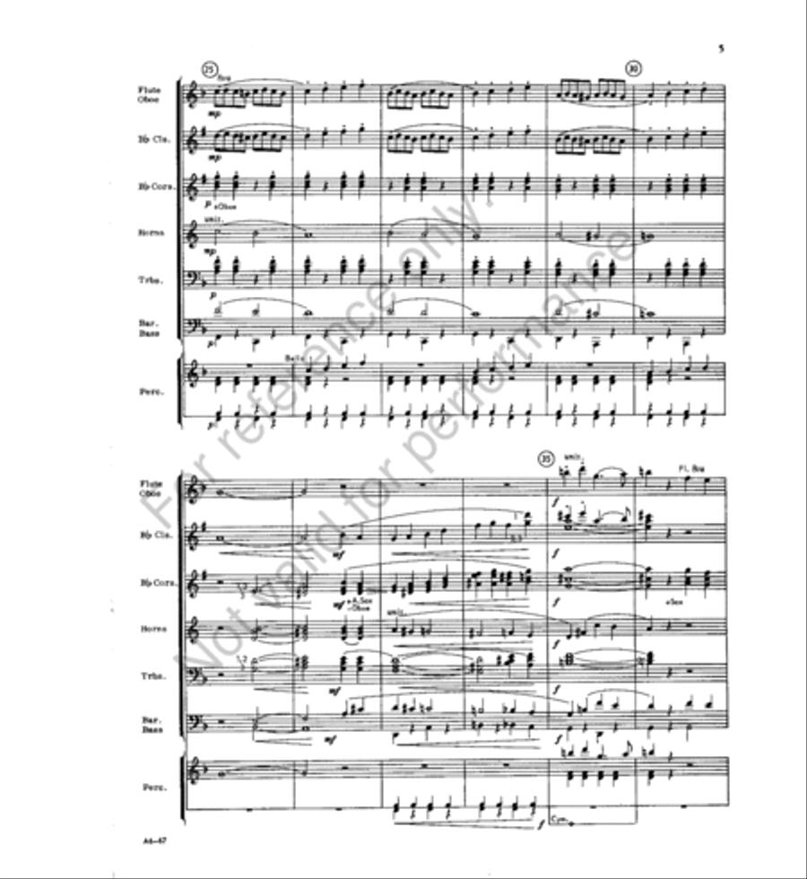 Three Christmas Miniatures Concert Band scores gallery preview page 4