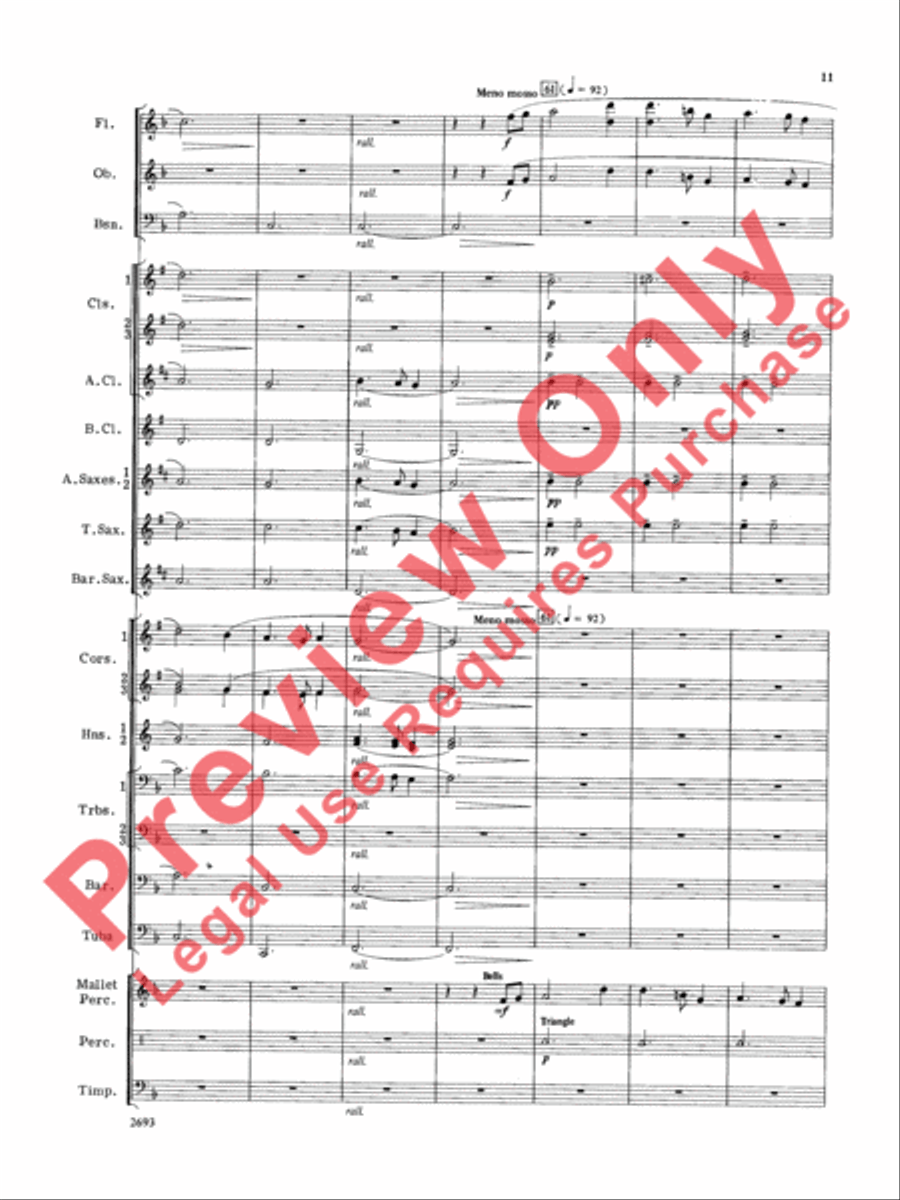 An Irish Interlude Concert Band scores gallery preview page 12