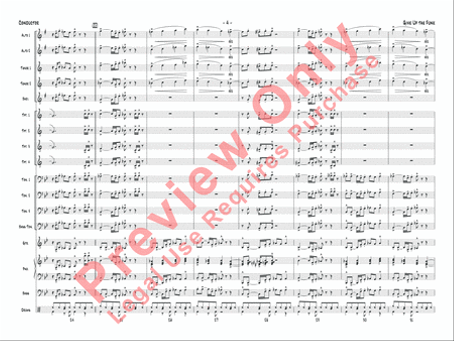 Give Up the Funk Jazz Ensemble scores gallery preview page 7
