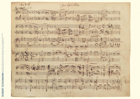 Schumann Facsimile Poster